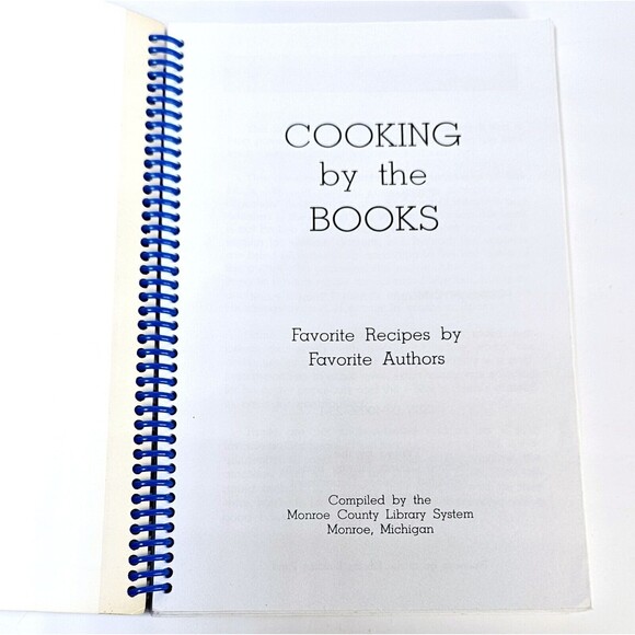 Cooking By The Books Favorite Recipes By Iconic Authors 1990 Rare HTF EUC - Picture 4 of 9